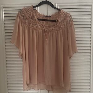 Zara Soft Pink Women's Blouse